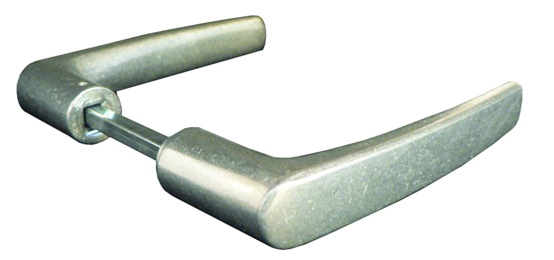 POIGNEE PORTE DOUBLE ALU CARRE 7mm