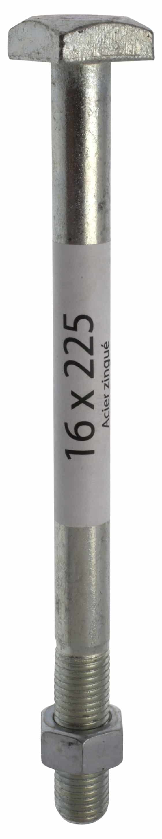 BOULON CHARPENTE ZG D16X225