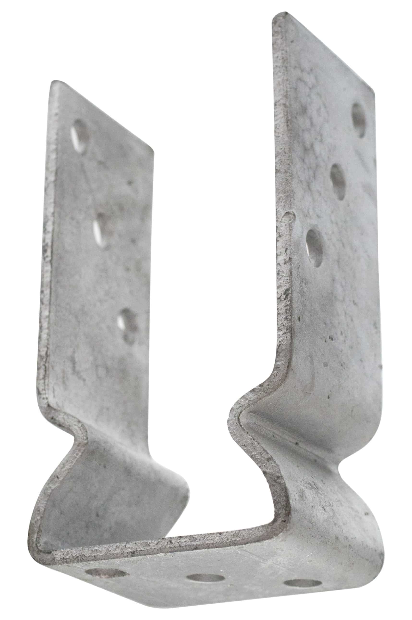 SUPPORT POTEAU A VIS 91MM GALVA