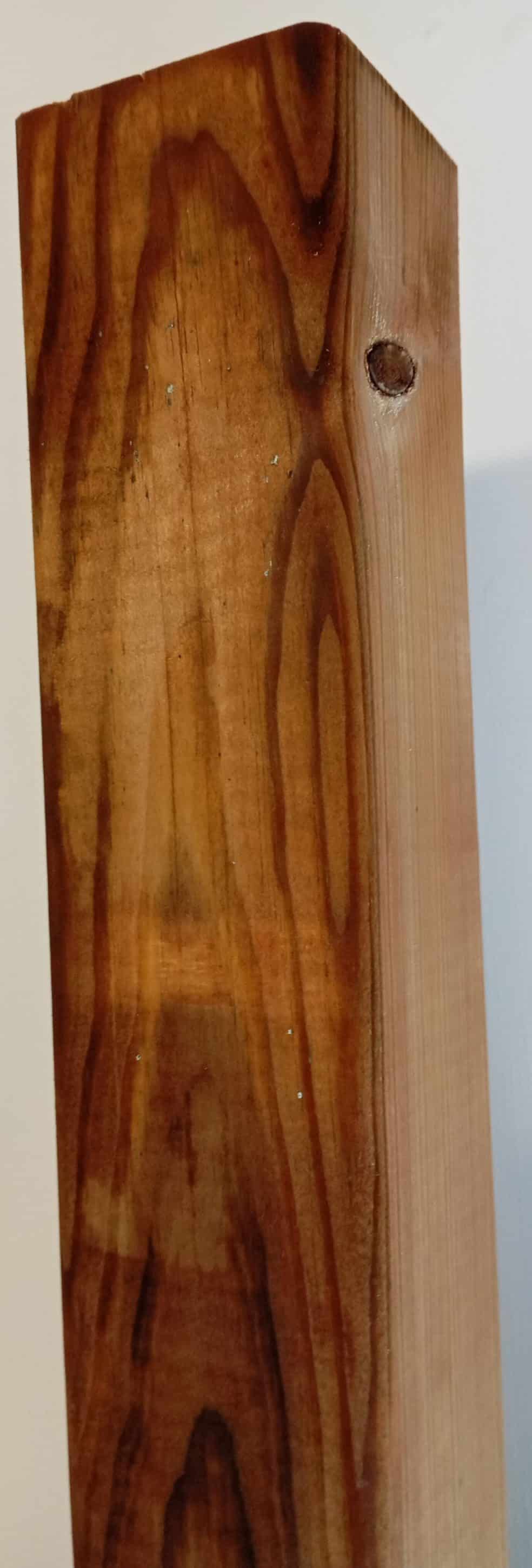 POTEAU CARRE 7X7 AUTOCLAVE 2.40ml CLAS.4 MARRON