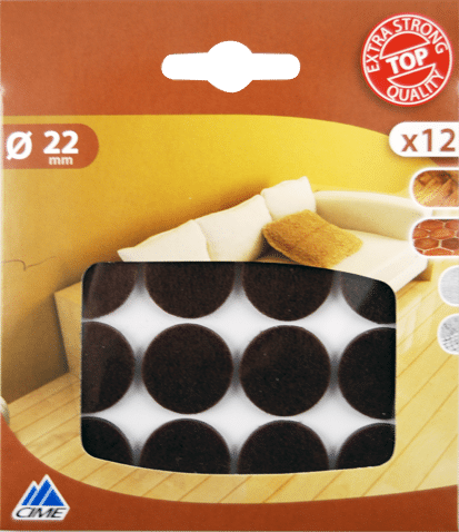 PAT RND ADH FEUTRE BR D22 X12