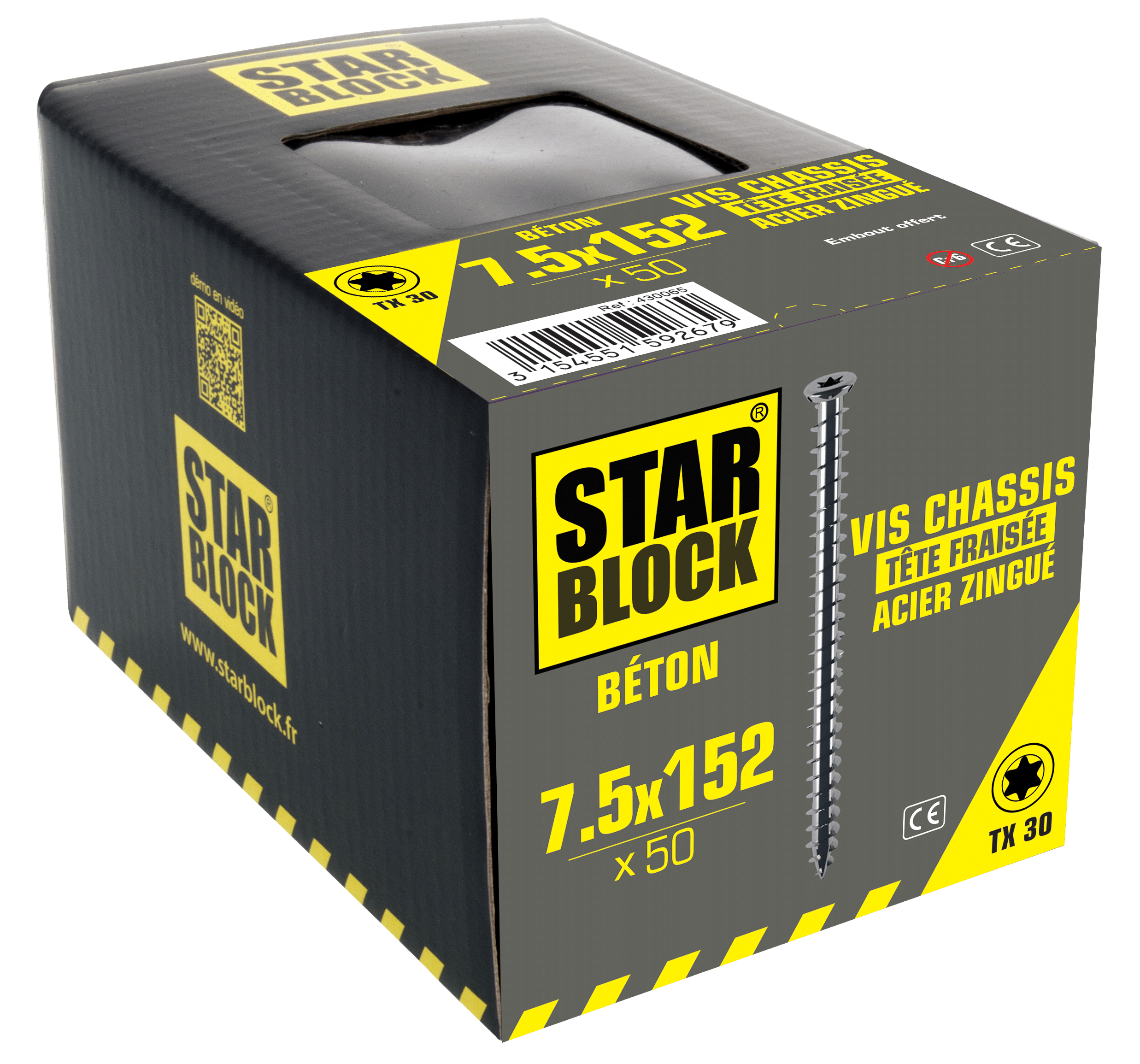 VIS MONT CHASSIS 7.5X152  BTE50