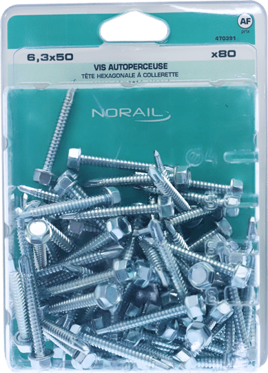 VIS AUTOPERCEUSE TH A COLLERETTE 6.3X50