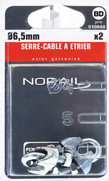 SERRE-CABLE A ETRIER GALVA N 6