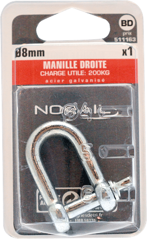 MANILLE GALVANISEE N 8