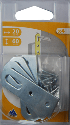 ATTACHE ELEMENT 60X20 ACZI X4