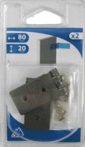 CHARNIERE LIT 20X80 AC DE X2