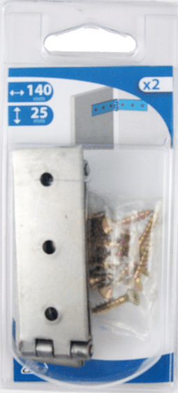 CHARNIERE LIT 25X140 AC DE X2