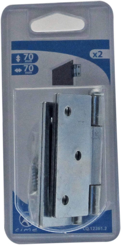 CHARNIERE CARRE 70X70 BICH X2