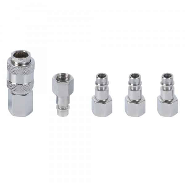 Lot de 5 raccords rapides à air comprimé