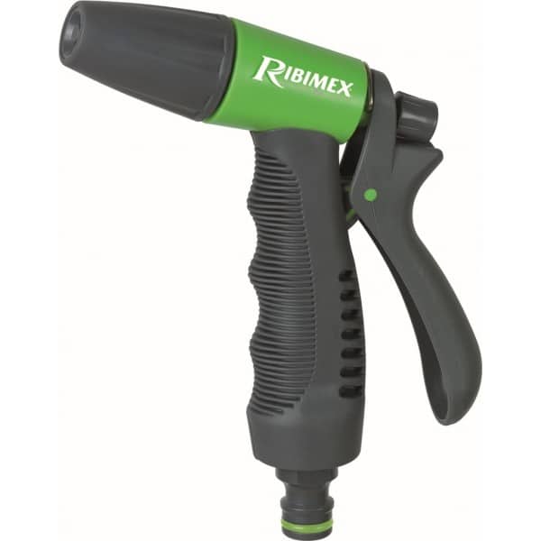 Pistolet lance arrosage bi-matière à jet