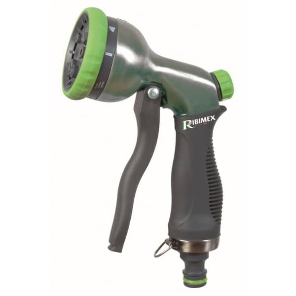 Pistolet arrosage/lavage métal + pomme