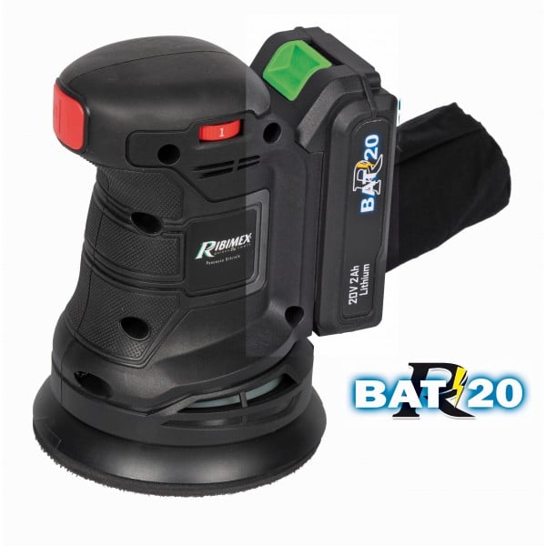 PONCEUSE ORBITALE D125mm 20V R-BAT20  SANS BATTERIE NI CHARGEUR