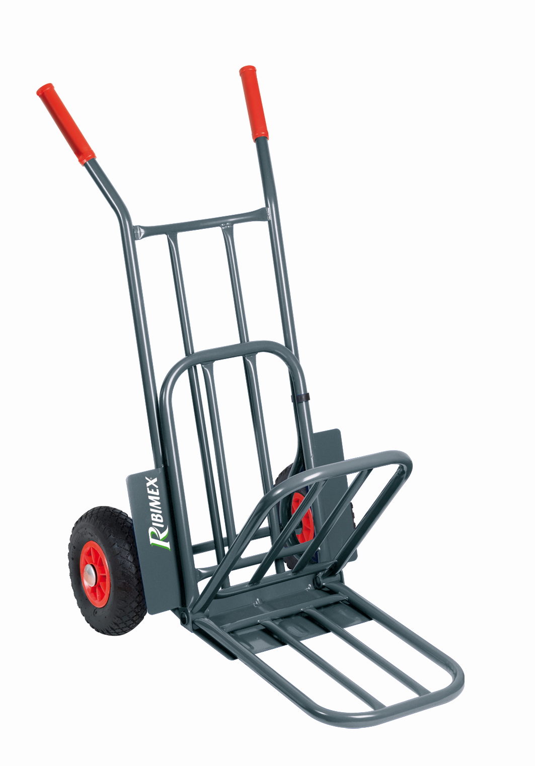 CHARIOT/DIABLE 250KG ROUES INCREVABLES BAVETTE RABATTABLE