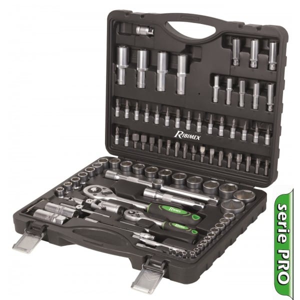 Coffret clés à douille Pro Chrome Vanadium 94 pces