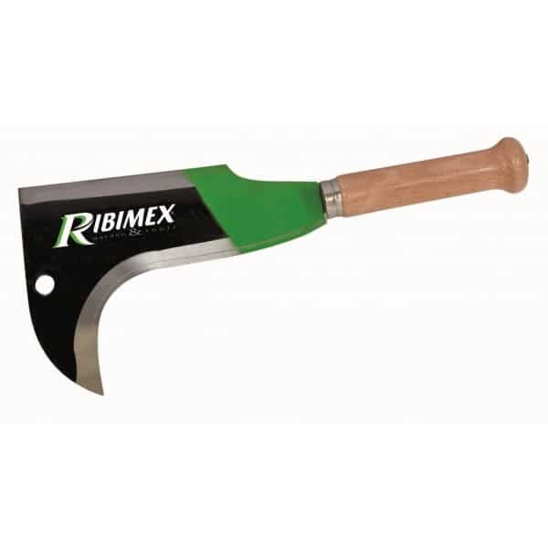 Serpe deux taillants manche bois