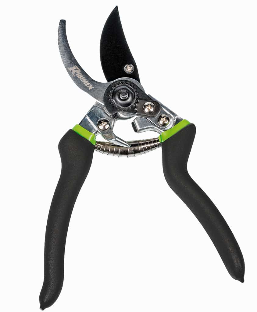 Sécateur moulé 8     lames courbes poig