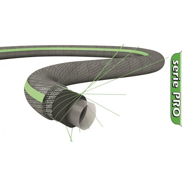 Tuyau ARROSAGE TUBIXTRA tricoté Ø19 x 50ml antivrille noir