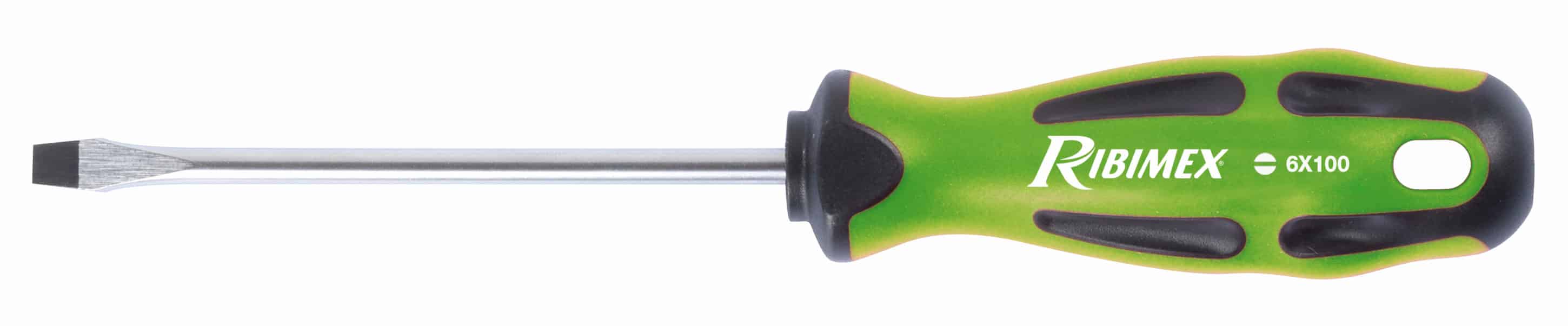 Tournevis plat 4x100mm aimanté