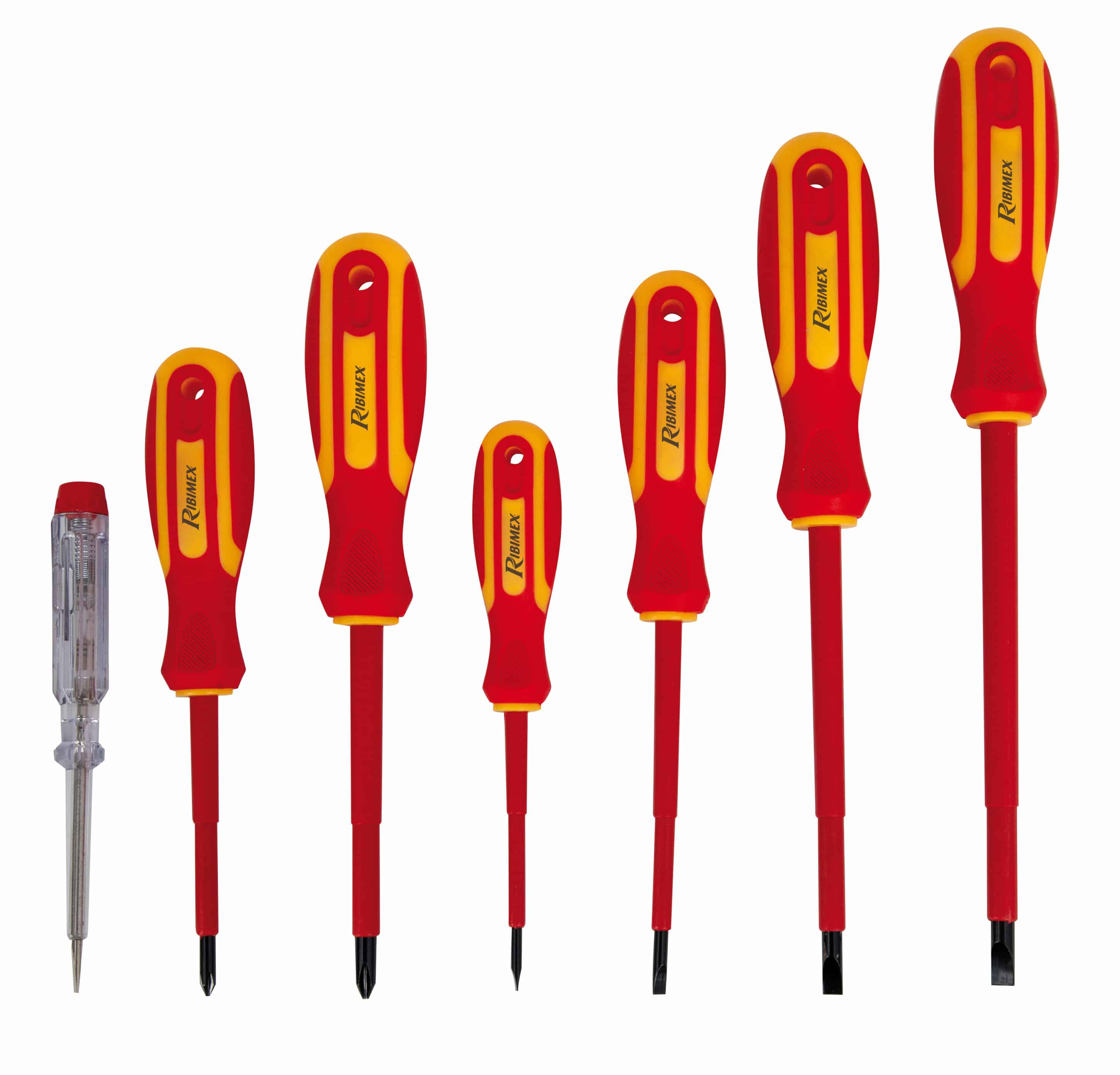 LOT DE 7 TOURNEVIS ELECTRICIEN