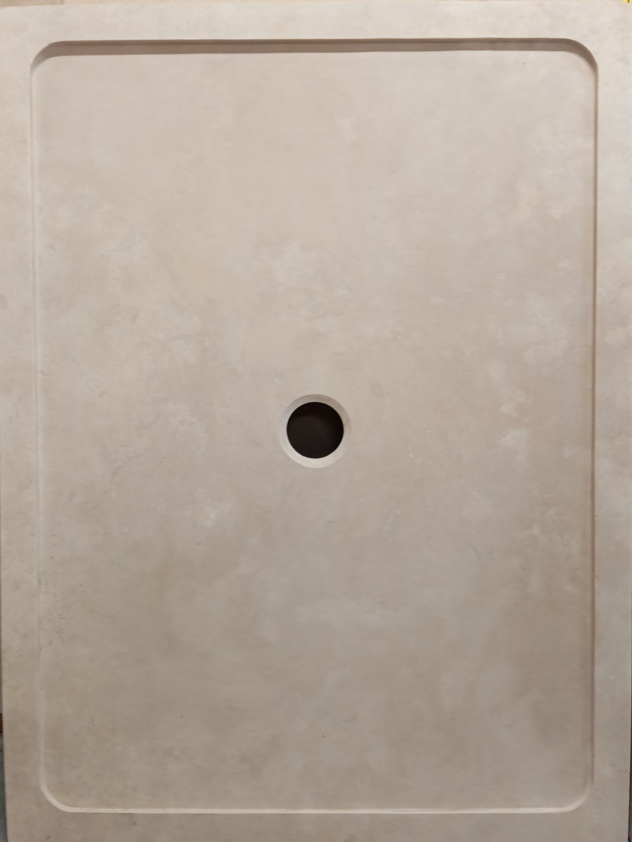 Receveur TRAVERTIN 90X120cm ep 5cm PIERRE DE TRAVERTIN