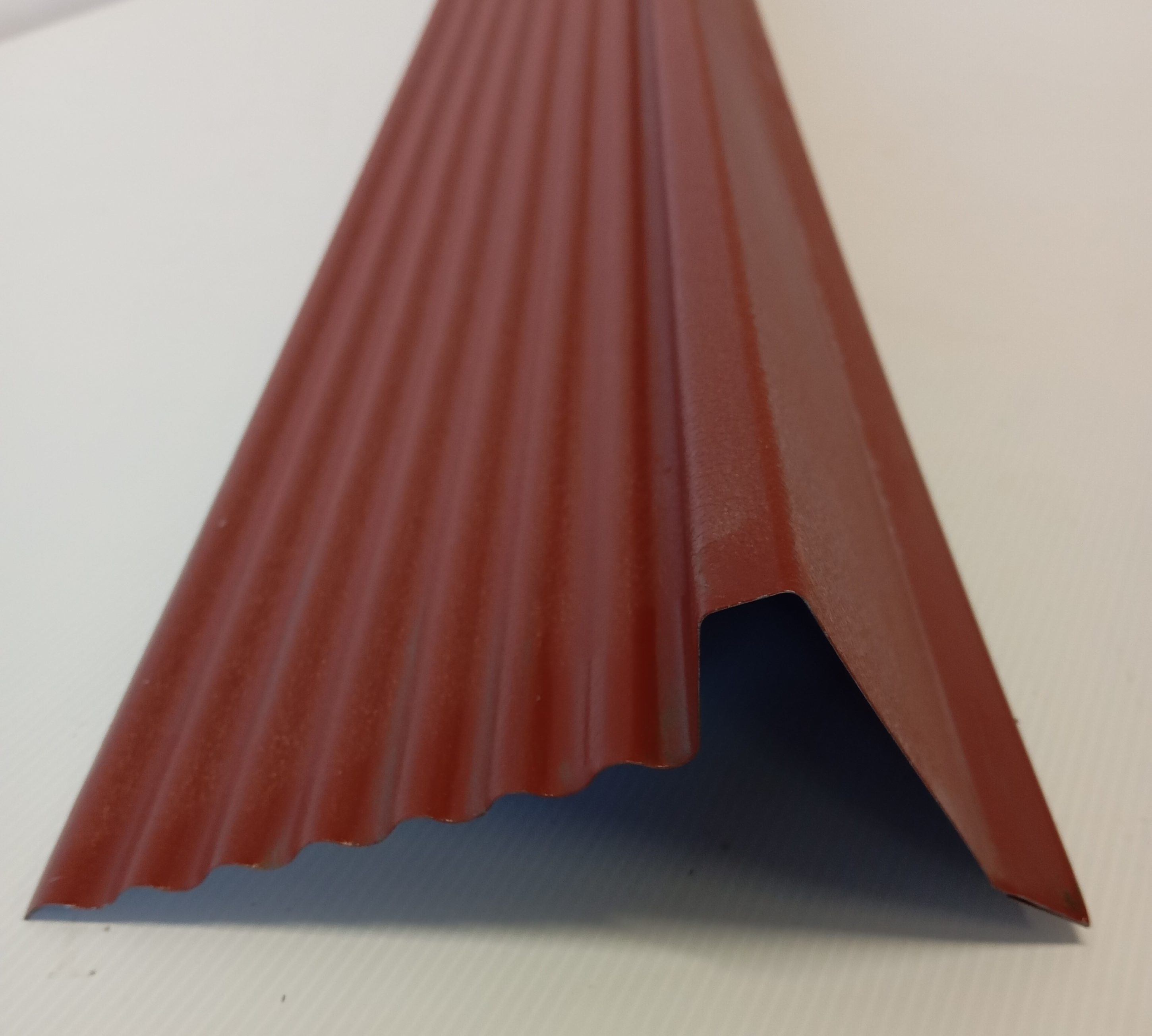 RIVE Tole Tuile R 1200mm - 0.5mm 35µM ROUGE 8004