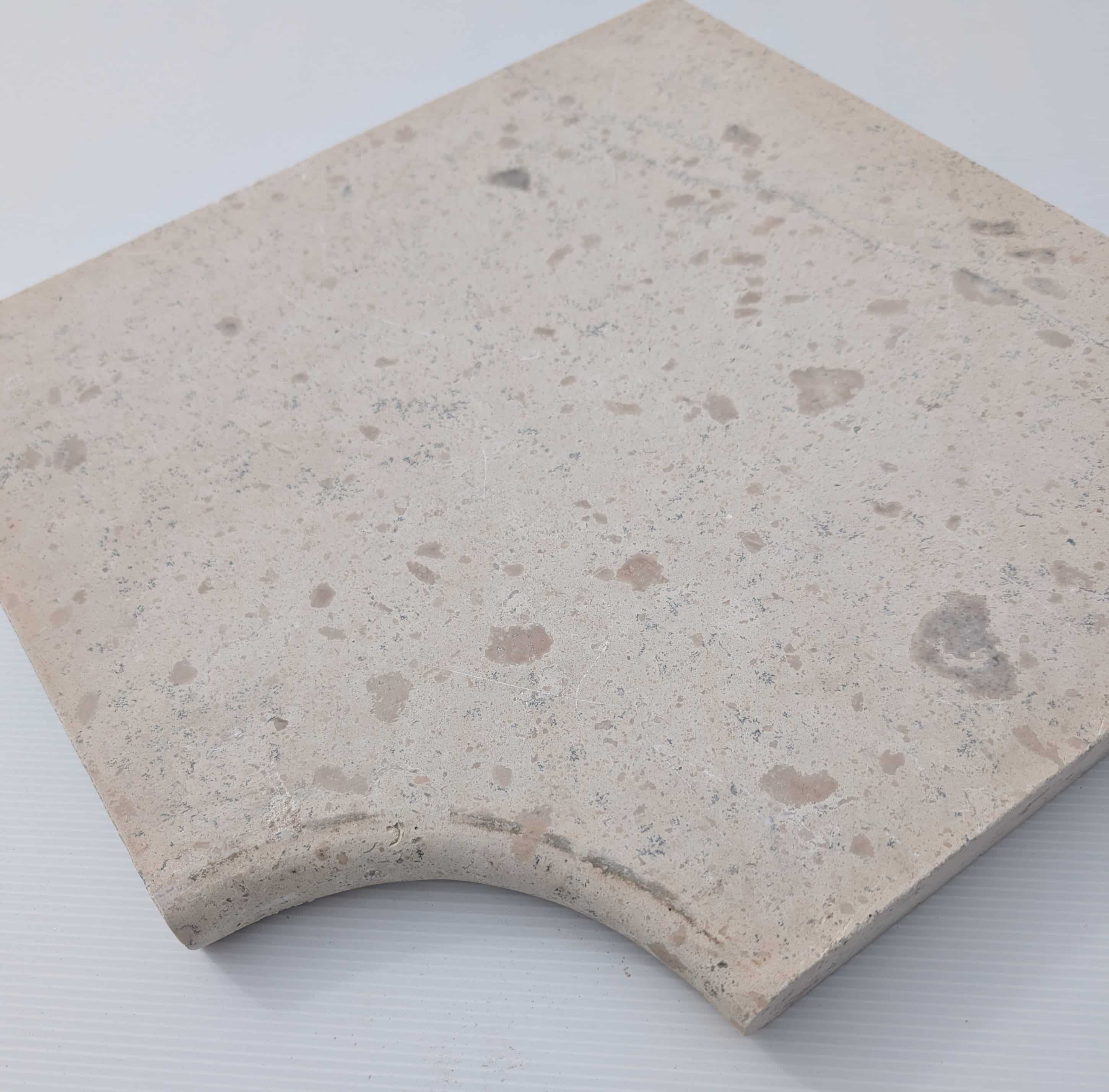 TRAVERTIN SELECTO Margelle Angle 45x45 ep 3cm PIERRE NATUREL