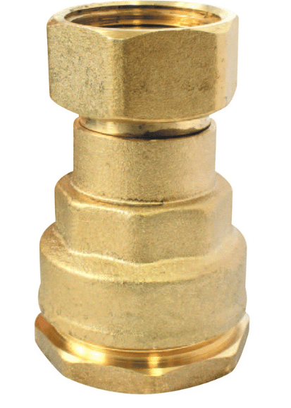 RACCORD LAITON DROIT A  ECROU PE20 20/27