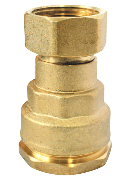 RACCORD LAITON DROIT A  ECROU PE25 20/27