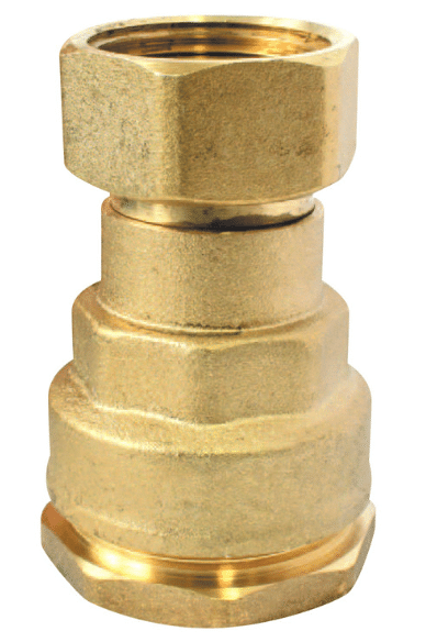 RACCORD LAITON DROIT A  ECROU PE32 26/34