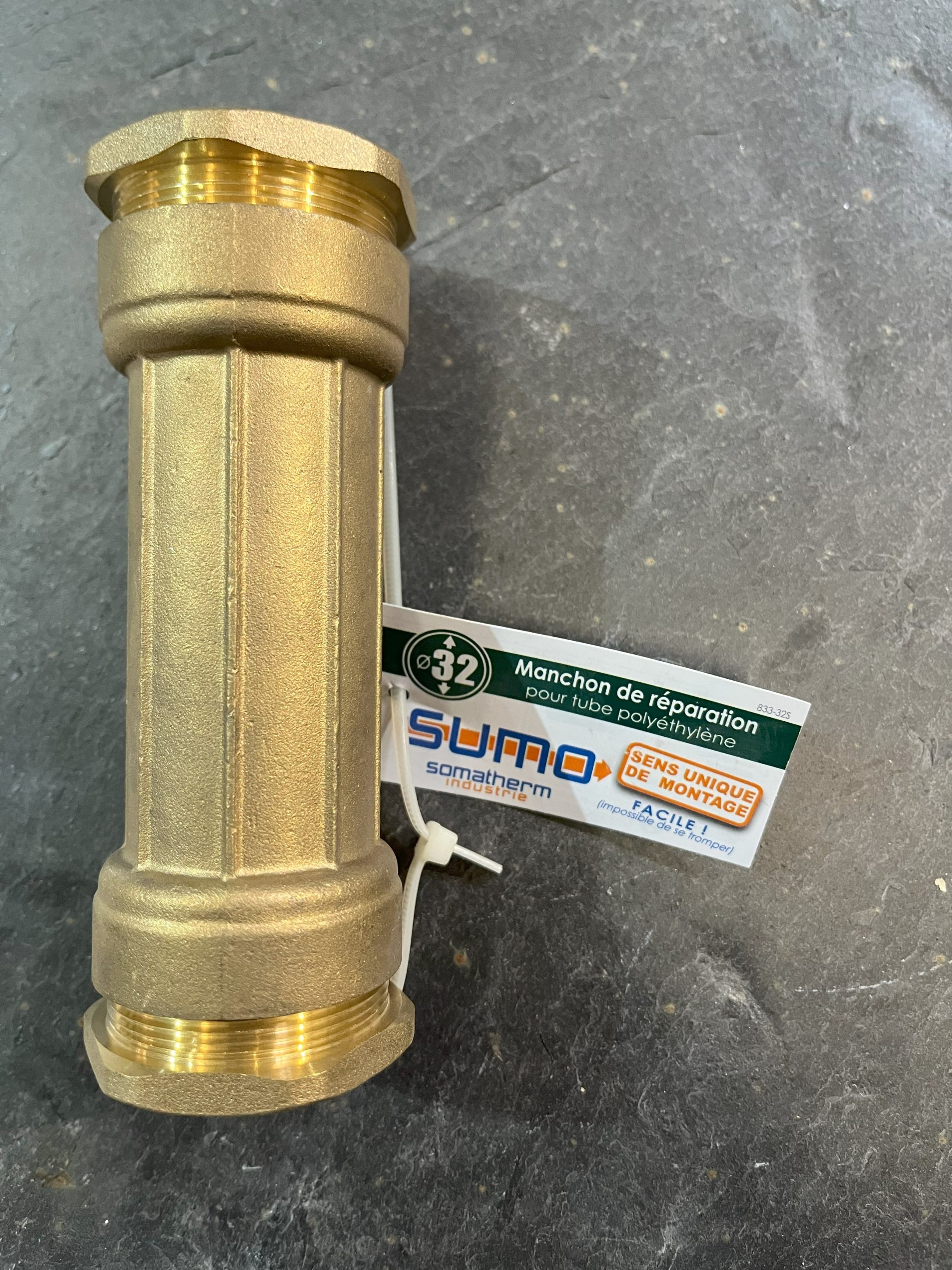 MANCHON DE REPARATION LAITON PE 32