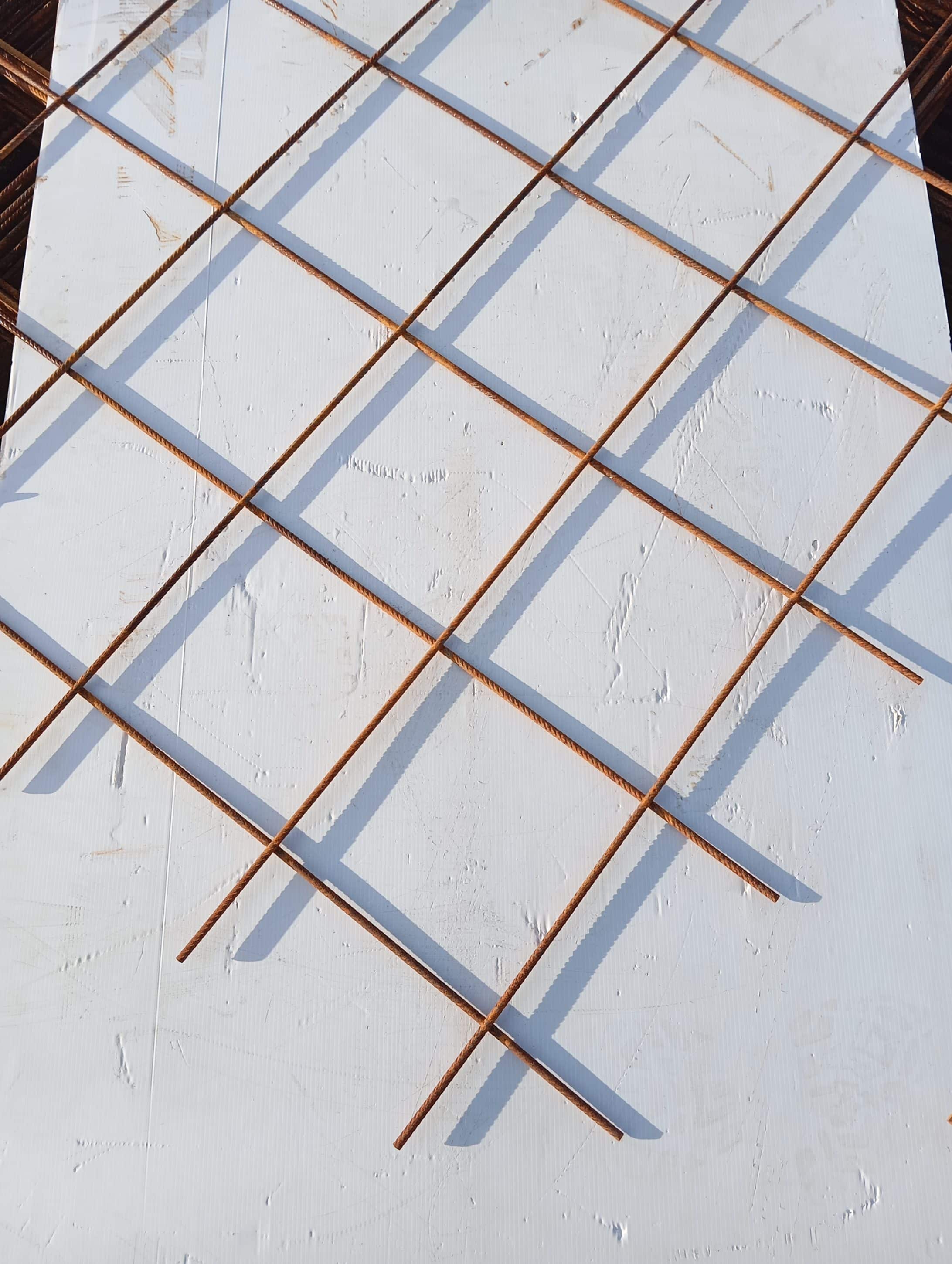 ST15C TREILLIS soudé panneau 400X240cm MAILLE 200X200mm FIL 6mm