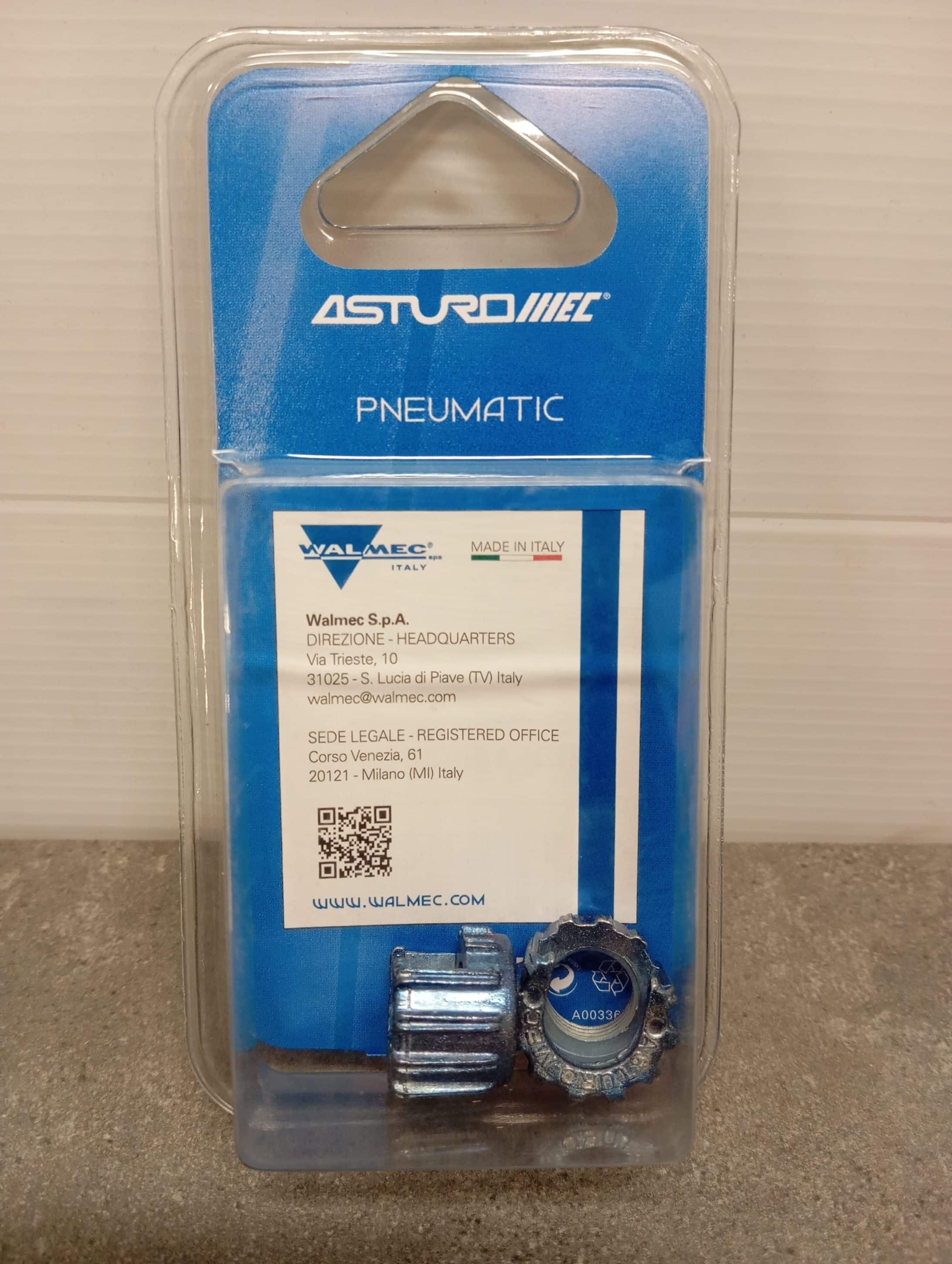 ECROU EGUEULE 1/4   BLISTER 2 P CES