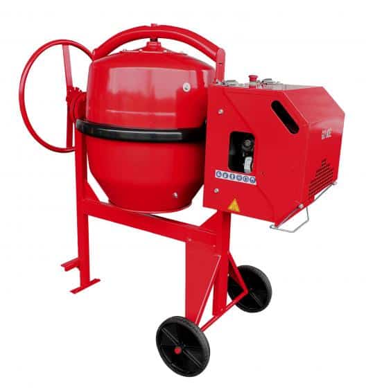 BETONNIERE ROUGE B165 130L MALAXAGE