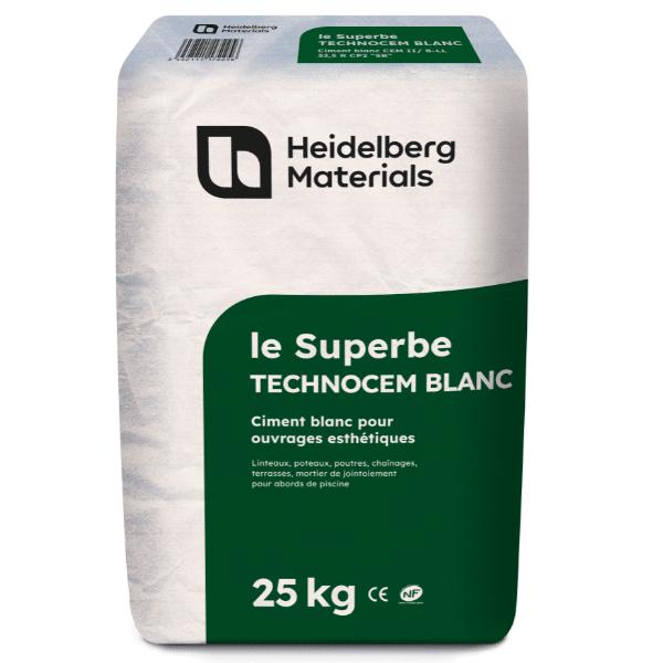 CIMENT BLANC CALCIA 25KG