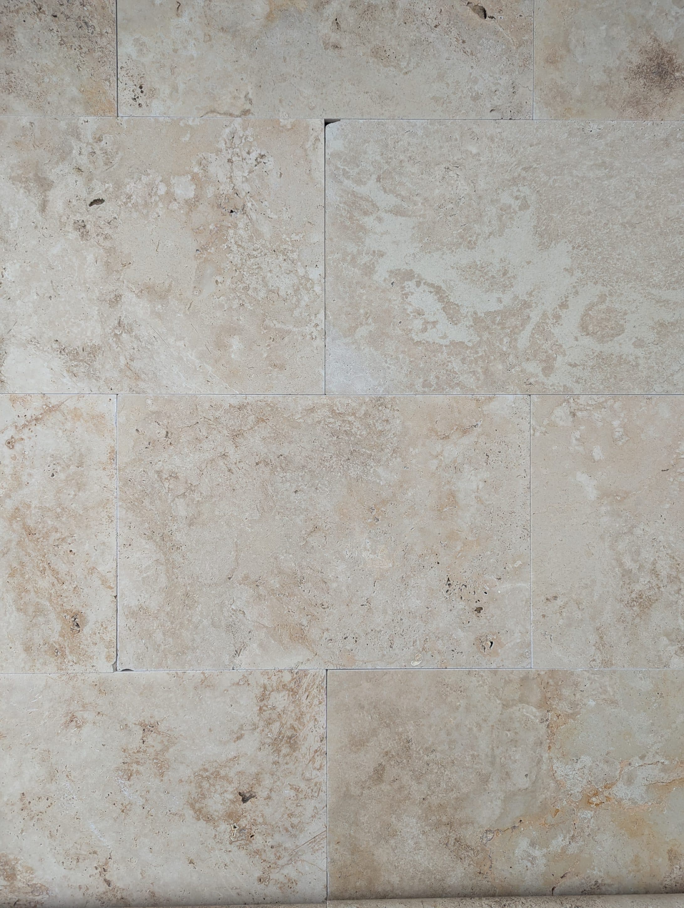 Dalle TRAVERTIN MEDIUM MIX 61x40.6 ep 12MM 0.25m² PIERRE NATUREL